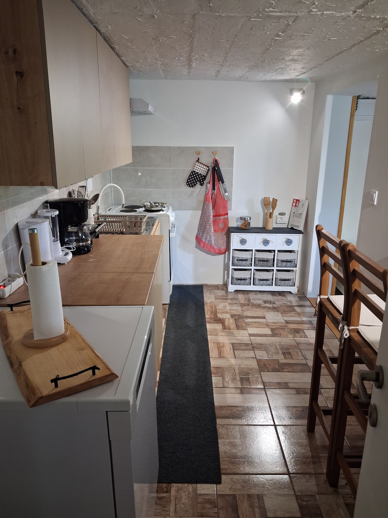 Ausgestattete Küche im Ferienhaus
